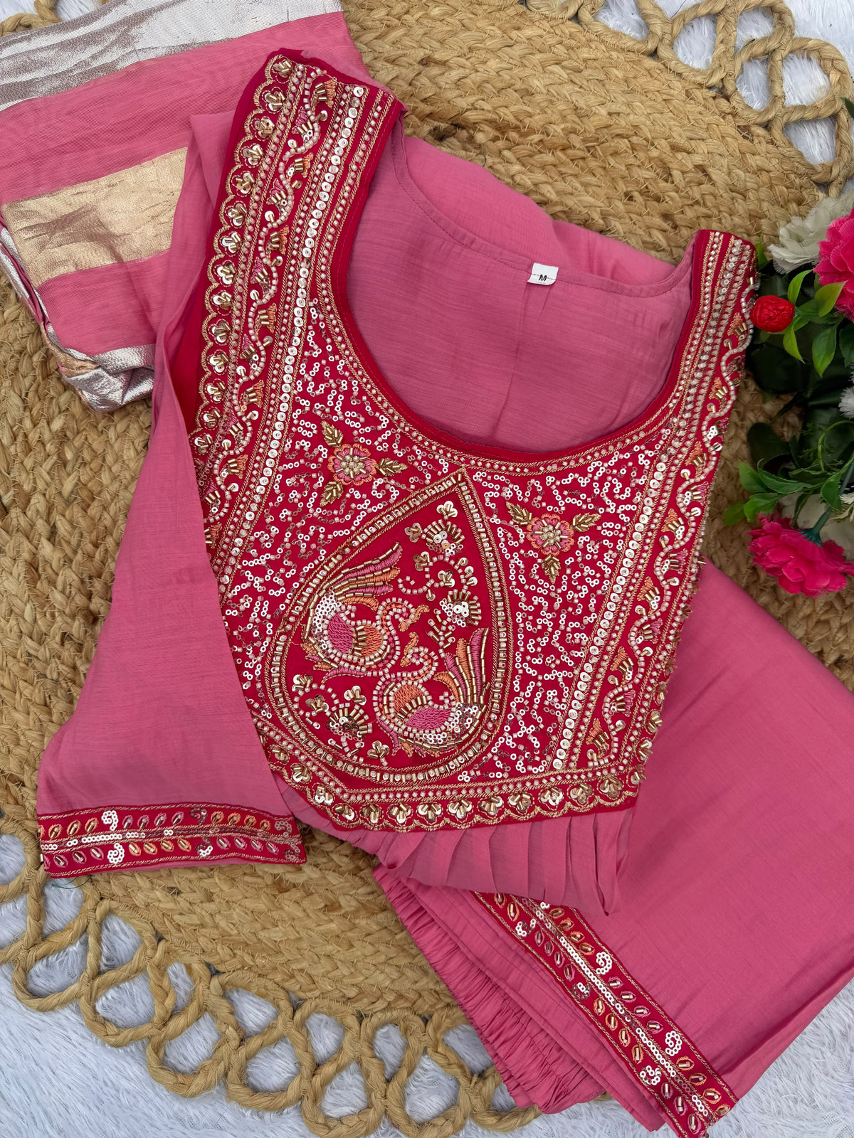 Premium Embroidered Anarkali Kurti Set