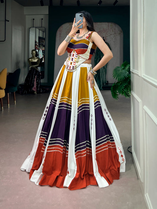 Multicolor Festive Lehenga Choli Set