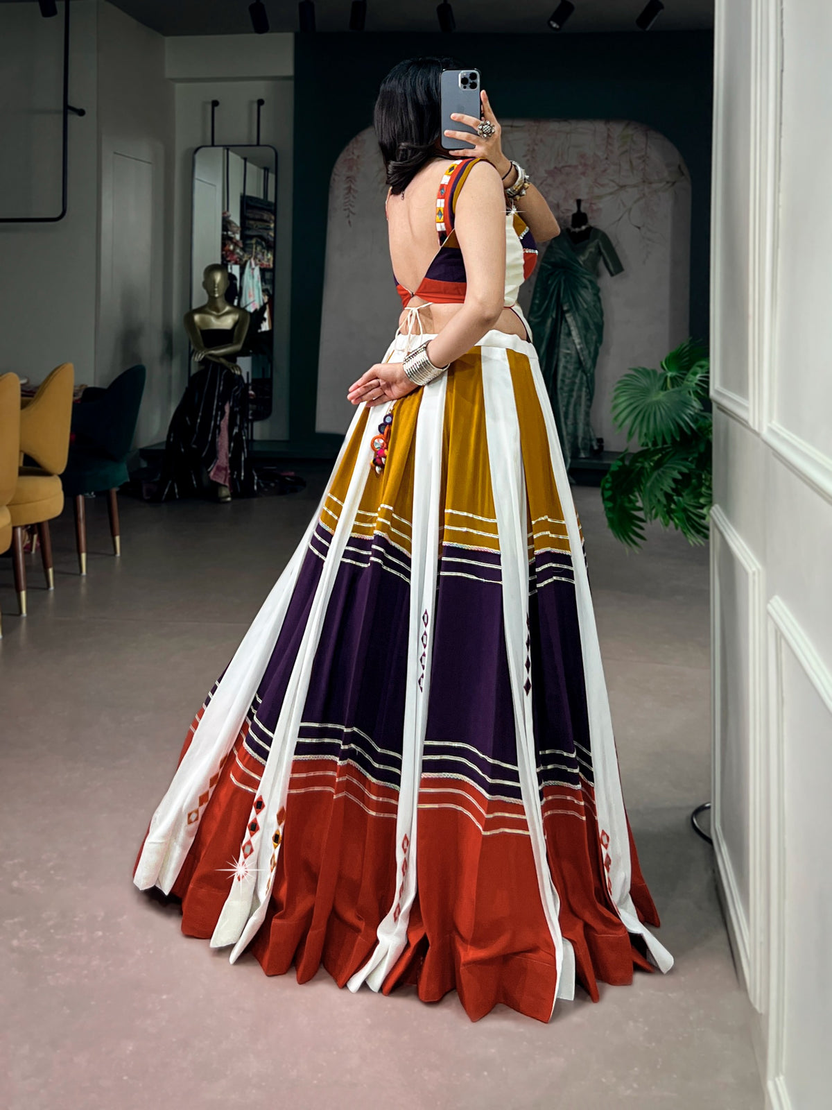 Multicolor Festive Lehenga Choli Set